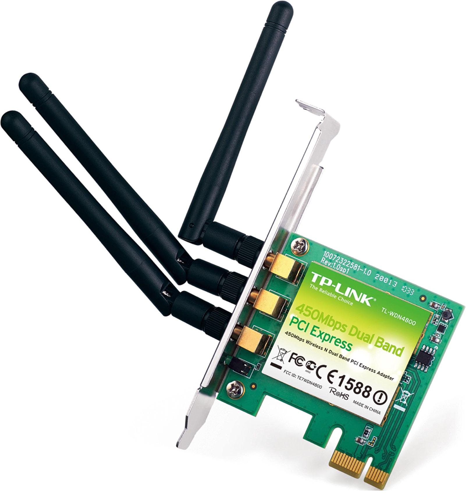 TP-Link N900 Wireless Dual Band PCI Express Adapter(TL-WDN4800)