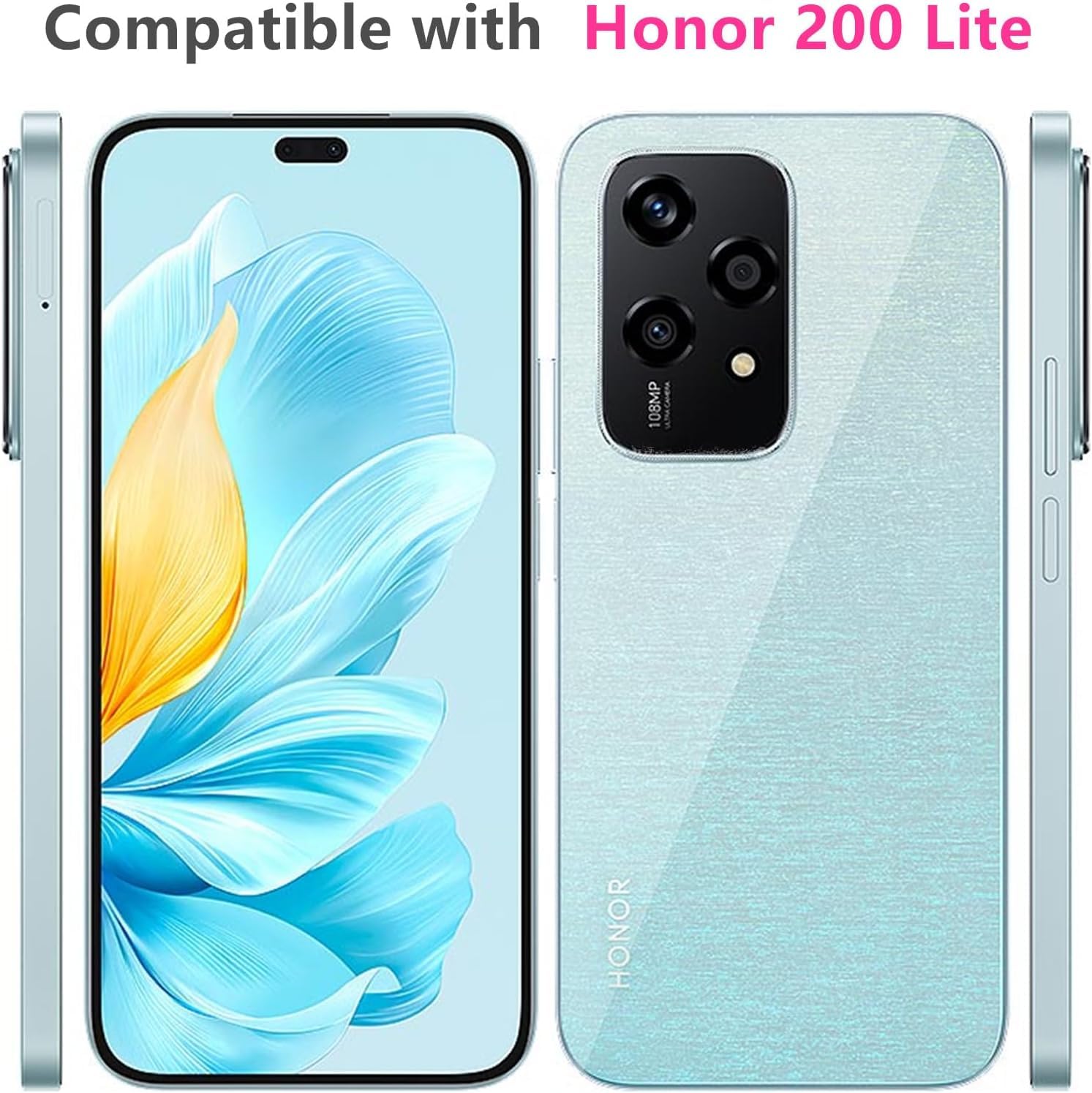 Custodia Protettiva Honor 200 Pro Verde: Anello e Copri Camera