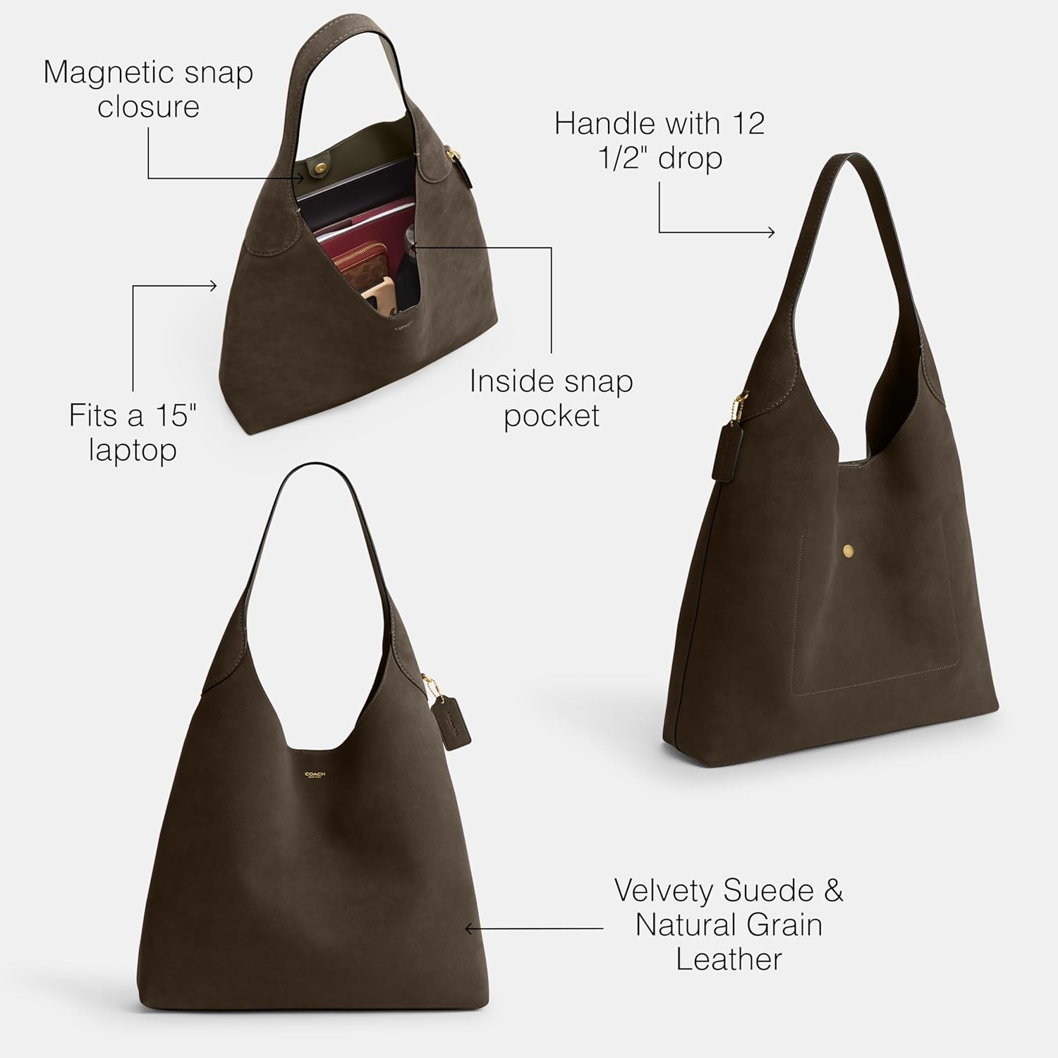 COACH Brooklyn Shoulder Bag 39 - Image 4