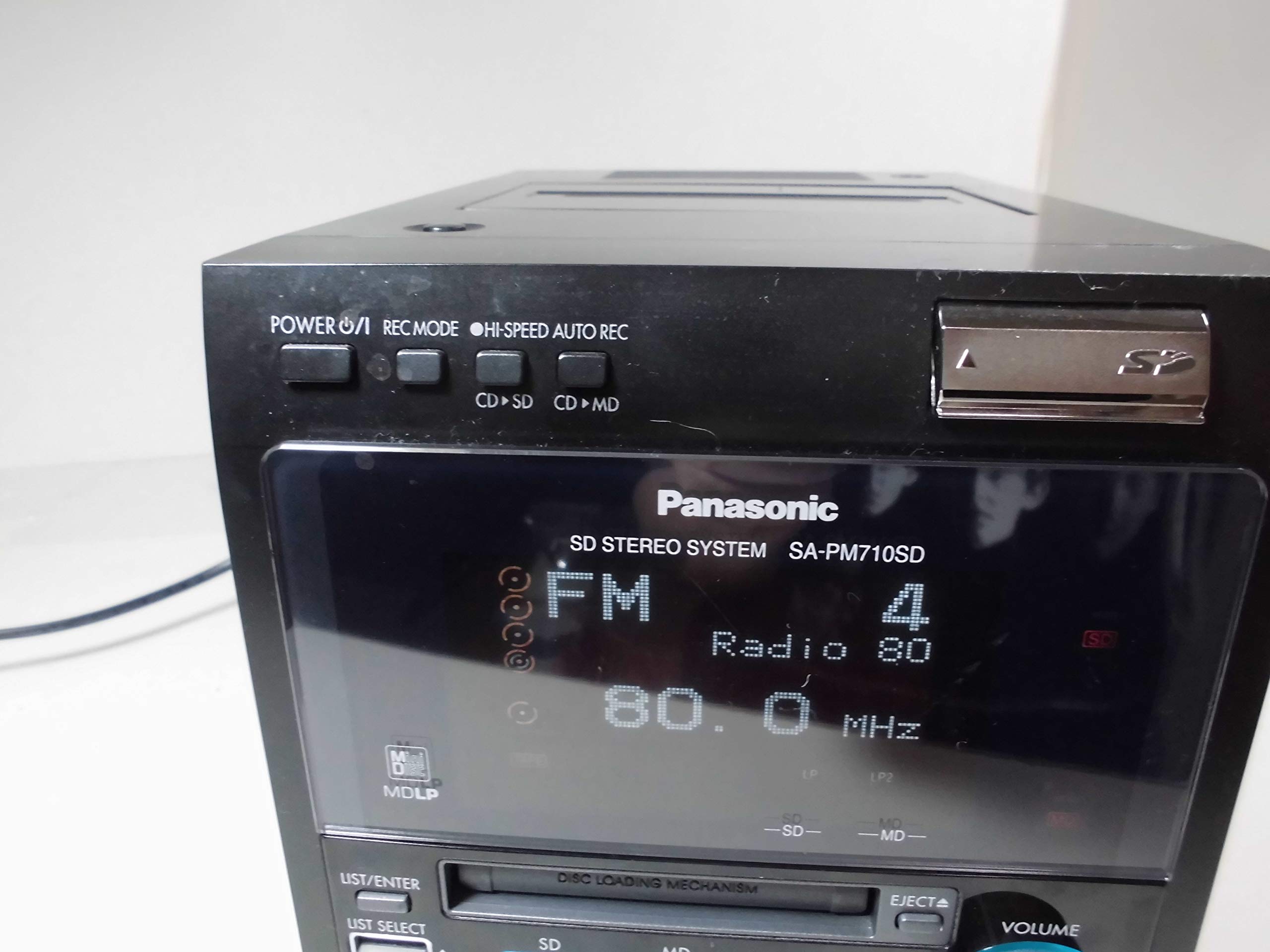 Amazon.co.jp: Panasonic パナソニック SC-PM710SD-K ブラック SD  
