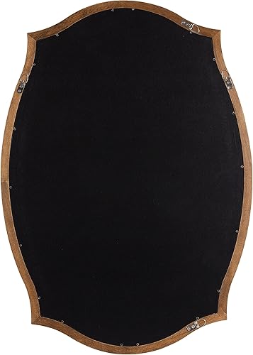 Miniatura 7 de Kate and Laurel Hatherleigh - Marco de madera festoneado moderno de casa de campo para usar como sala de estar, entrada o espejo de tocador de baño,