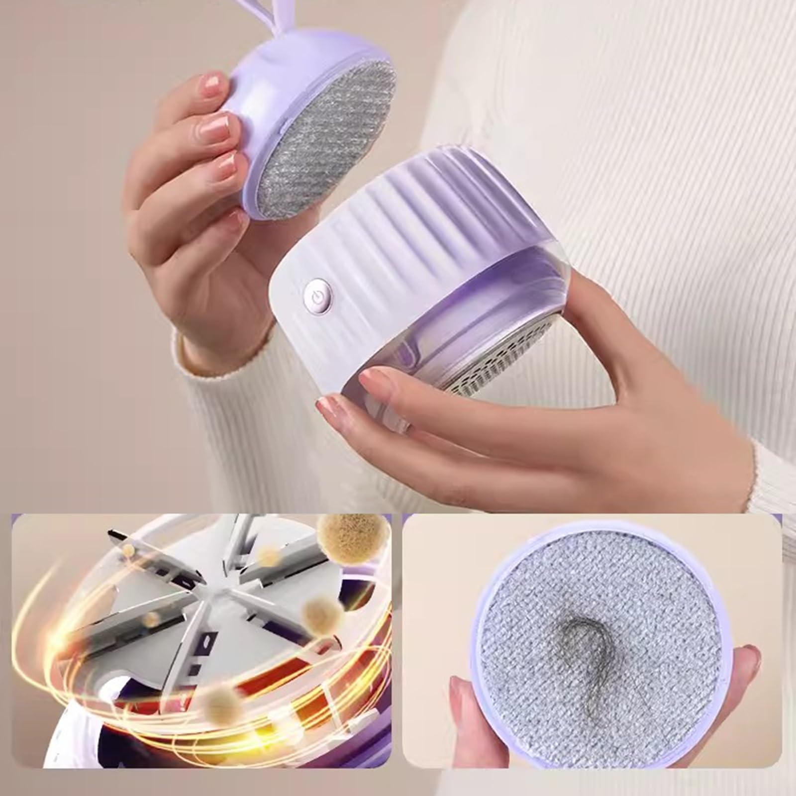Quitapelusas eléctrico Cortadora de bolas de pelo, depilación eléctrica, raspado de ropa, máquina de succión y afeitado, punzonado de pelo, herramienta de pillaje for el hogar Removedor de Pelusa para
