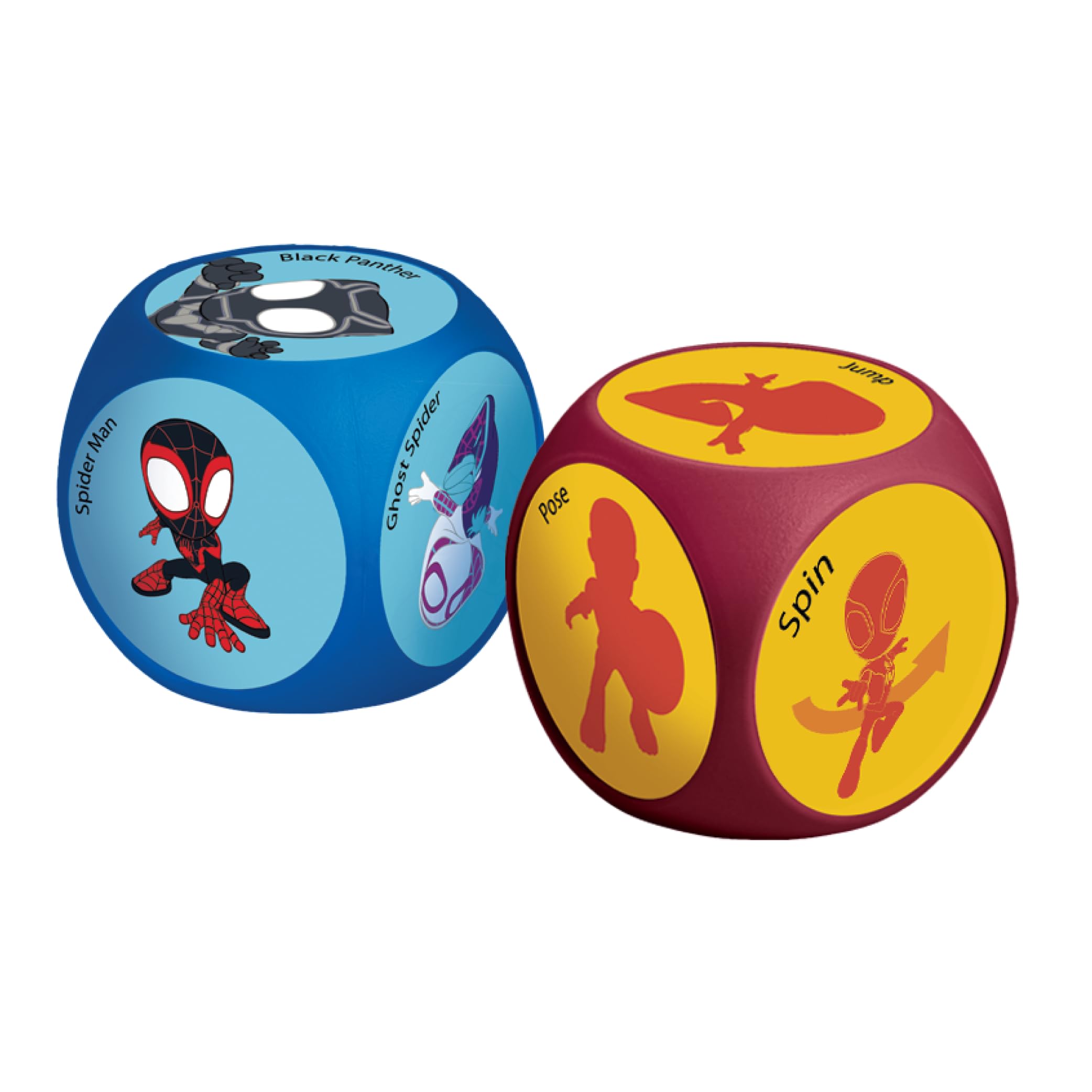 Spidey and Friends Dice Imagination Act Out The Action Game | Noche de juegos familiares para todas las edades | Diversión creativa y atractiva para todos con Spidey y amigos con 36 combinaciones