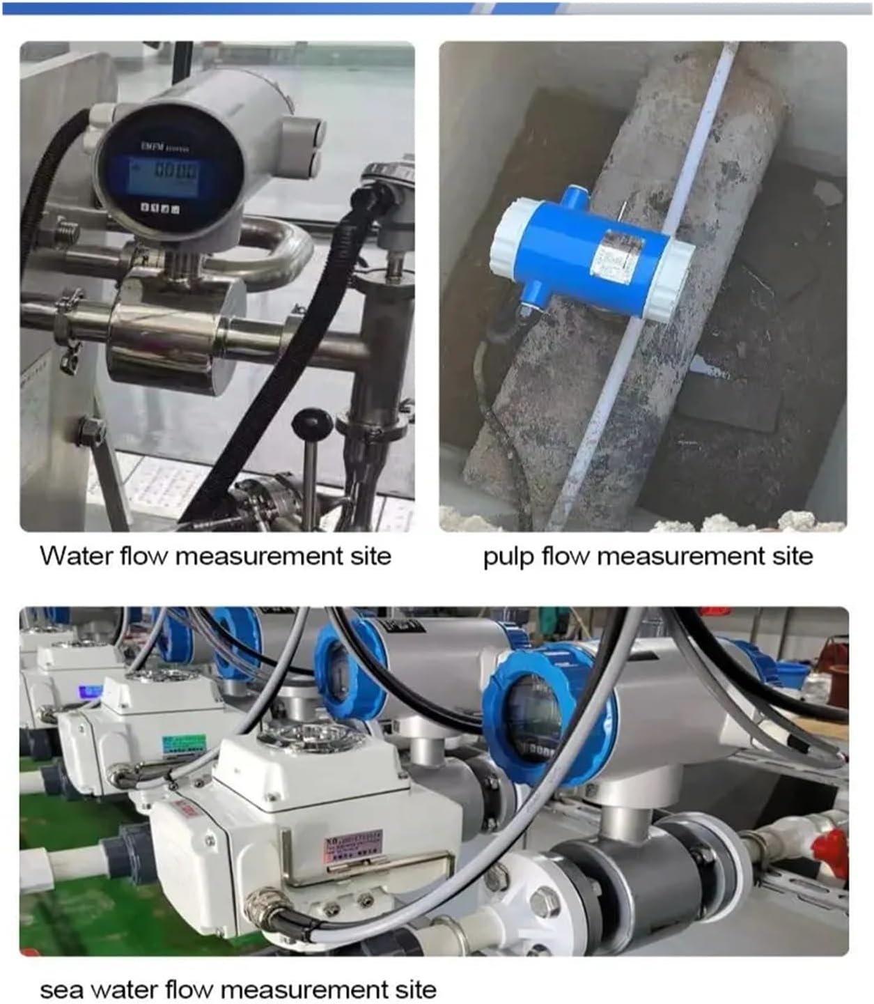 0.5% 高精度電磁流量計ジュース牛乳ビール下水廃水電子統合流量計 【Content】 4-20mA 正確な測定(DN25)
