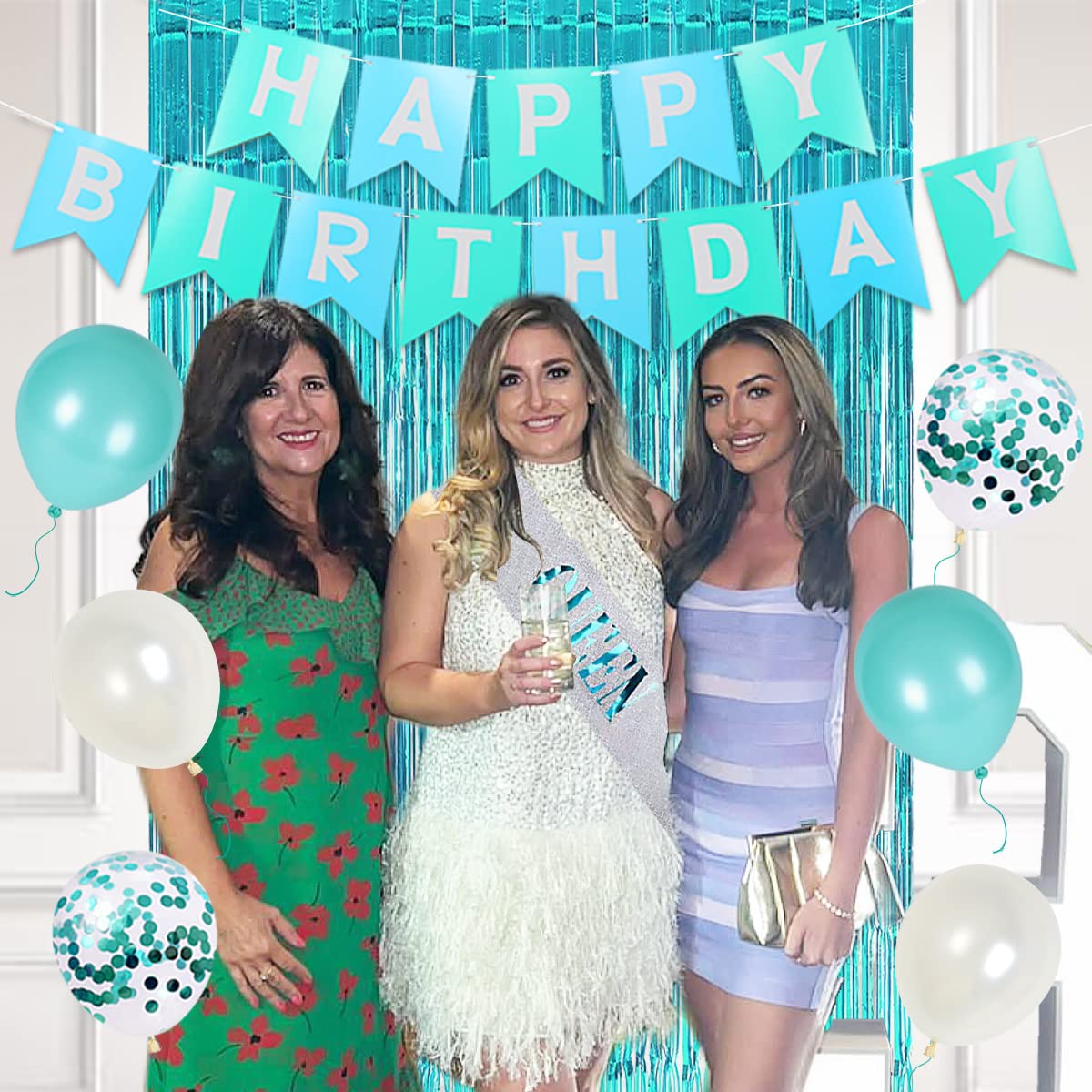 Amazon.com: 30th Birthday Decorations for Women Girls Teal