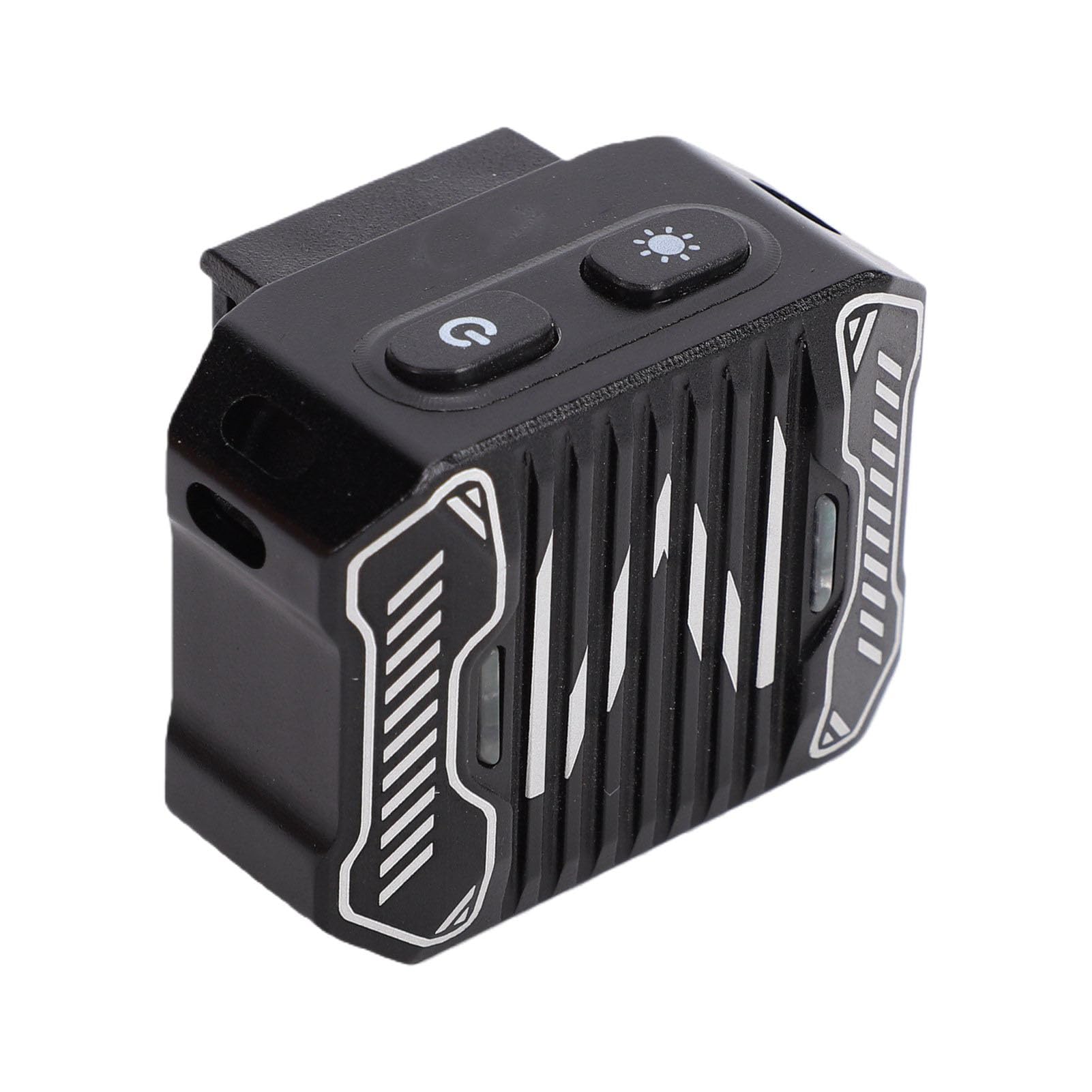 AMONIDA Torcia per Fotocamera con Design Compatto e Temperatura di Colore di 6500K per Fotografie e Ritratti All'aperto (BLACK)