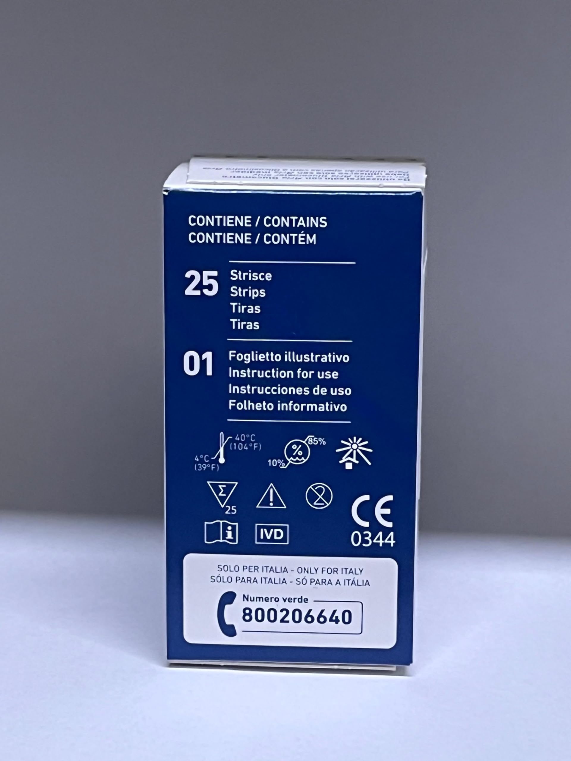 Strisce GLICEMIA per sistema monitoraggio ARIA da 25 pz (1)
