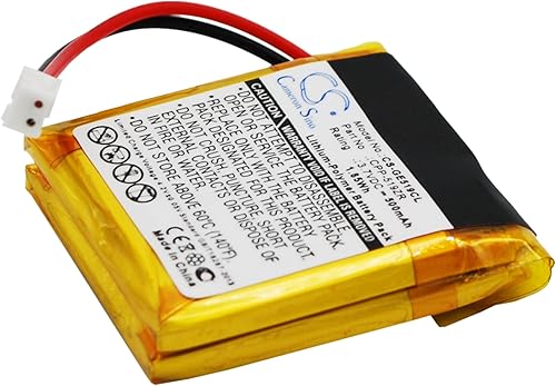 Miniatura 2 de DCH Reemplazo de batería de 500 mAh para GE 2-5110 5-2682 5-2682