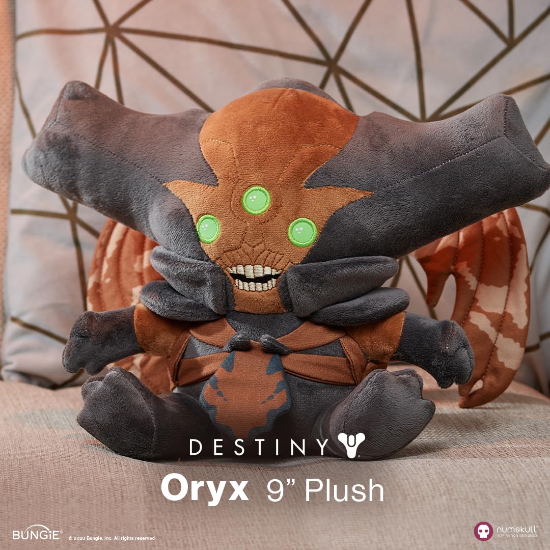 Numskull Oficjalny plusz Destiny 2 Oryx - miękka replika pluszaka - oficjalny produkt Destiny 2 - Gry wideo sci-fi i miękka zabawka na PC