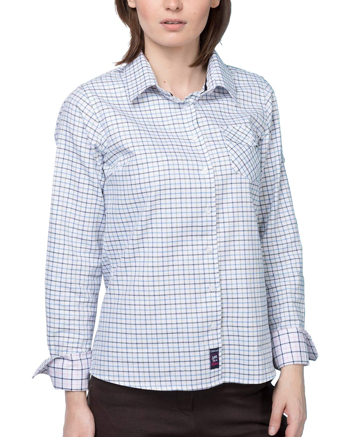 Rydale Women's Tattersall Blue Hannah Country Shirts (40, )