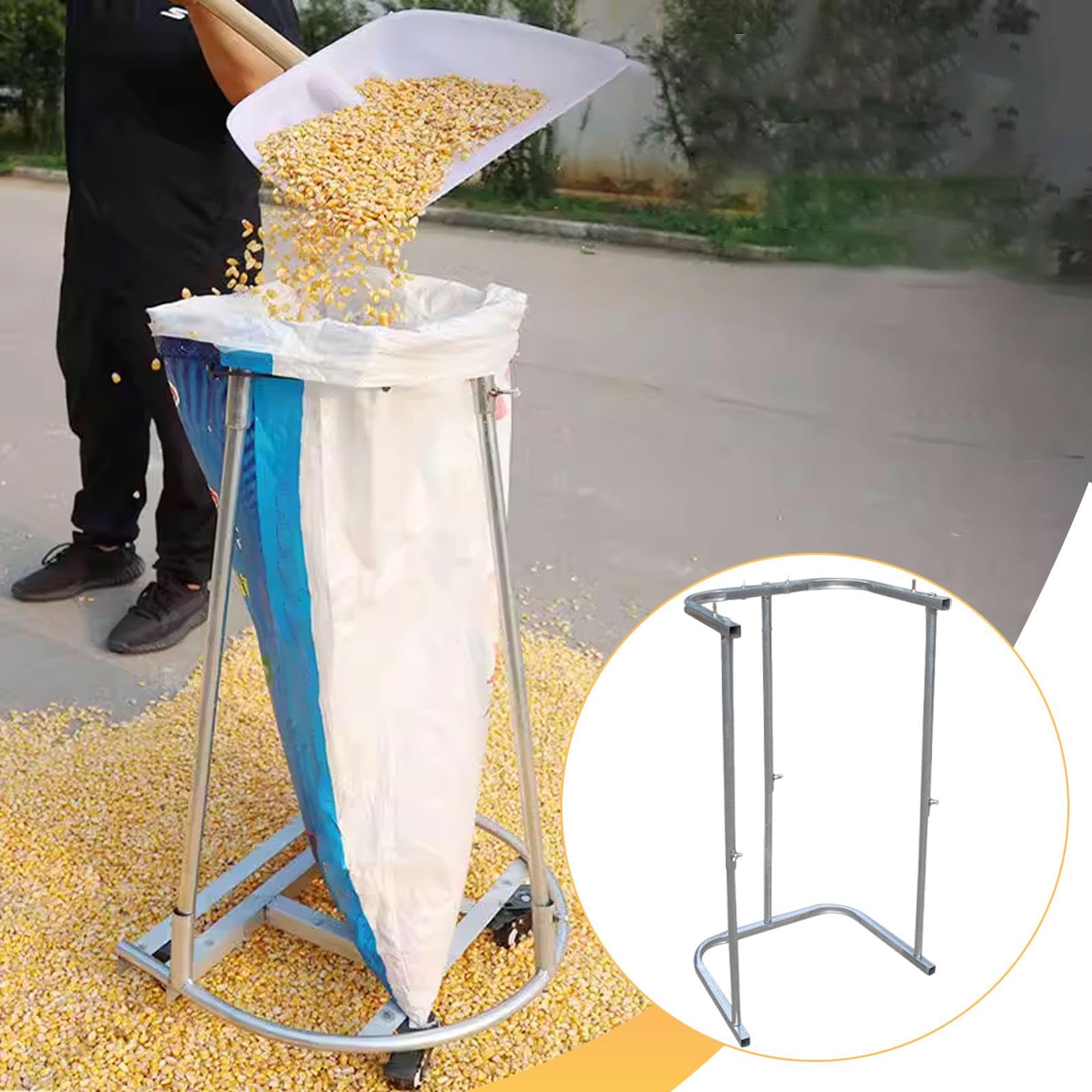 SZLIFE Supporto per Sacchi della Spazzatura in Metallo, Versatile e Leggero, Ideale per Giardinaggio, Cucina, Armadietti, Prato, Cortile e Campeggio, Nessuna Ruota