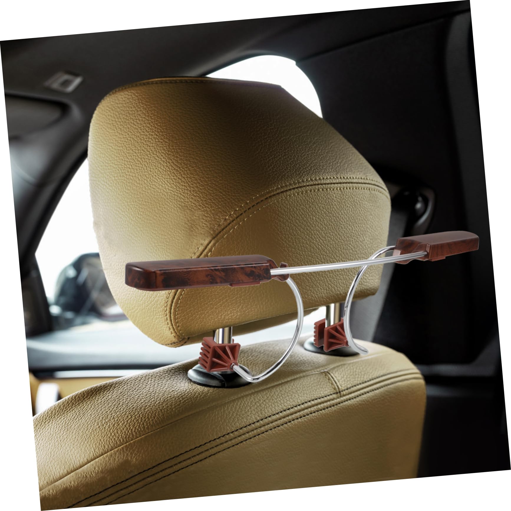 Cabilock Appendiabiti Per Auto in e Acciaio Per Appendere Cappotti e Camicie Installazione Facile Al Poggiatesta Design Portatile e Ottimizzato