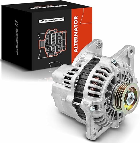 A-Premium Alternador compatible con Mazda Protege 1999 2000 2001 2002 2003 1.6L 1.8L 2.0L, Protege5 2002-2003 2.0L, 12V 80Amp en sentido horario de
