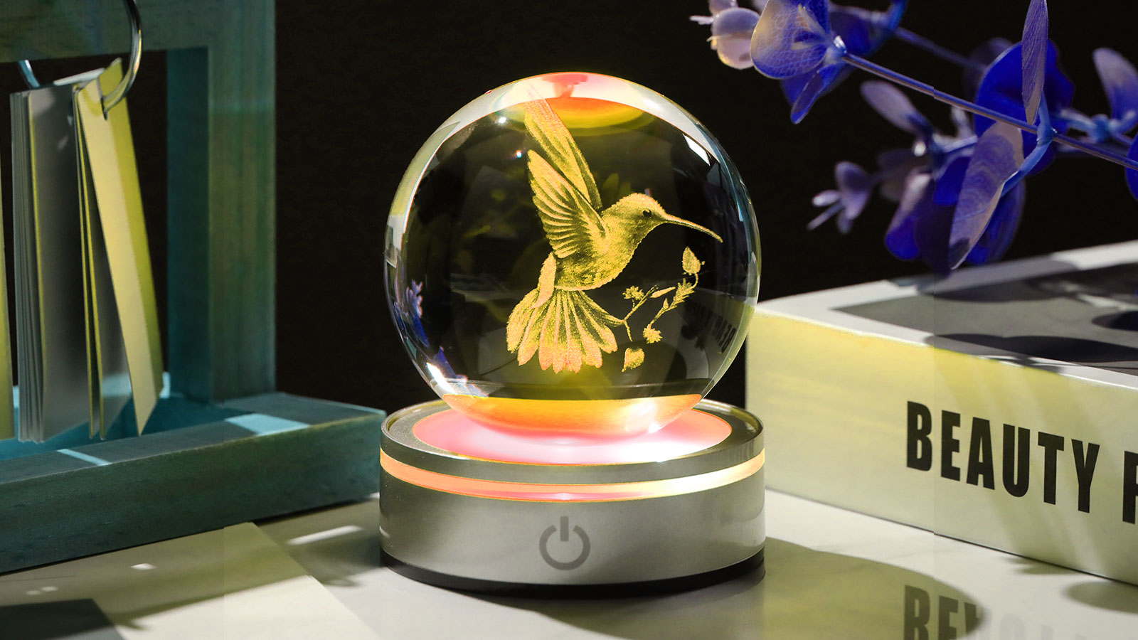 Amazon.com: Movdyka 3D Crystal Ball Hummingbird Gifts for Women