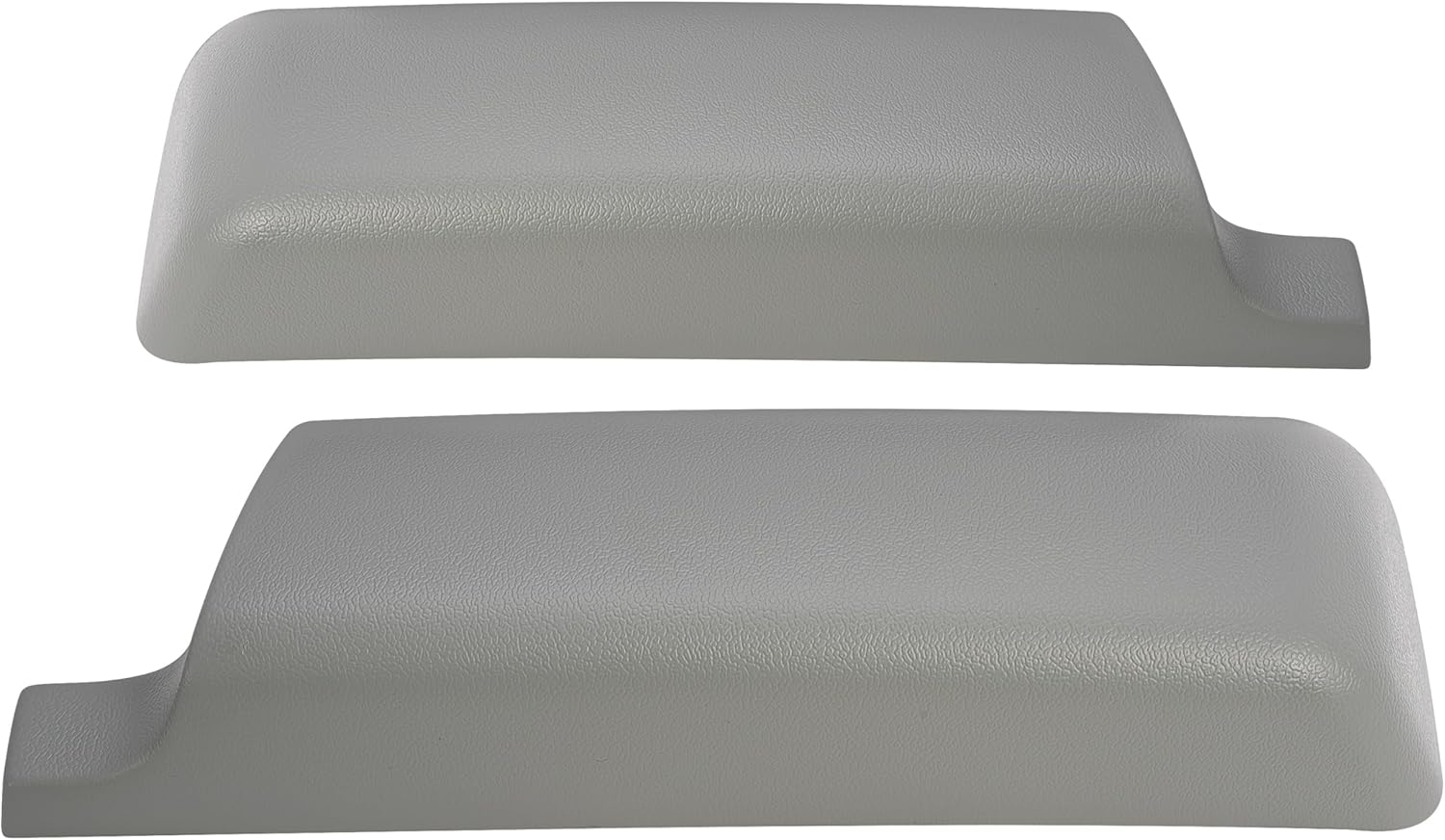 HECASA Door Armrest Cover Compatible with 1996-2005 Chevrolet Astro/GMC Safari Door Panel Arm Rest Repair Caps Left and Right ABS Plastic Gray