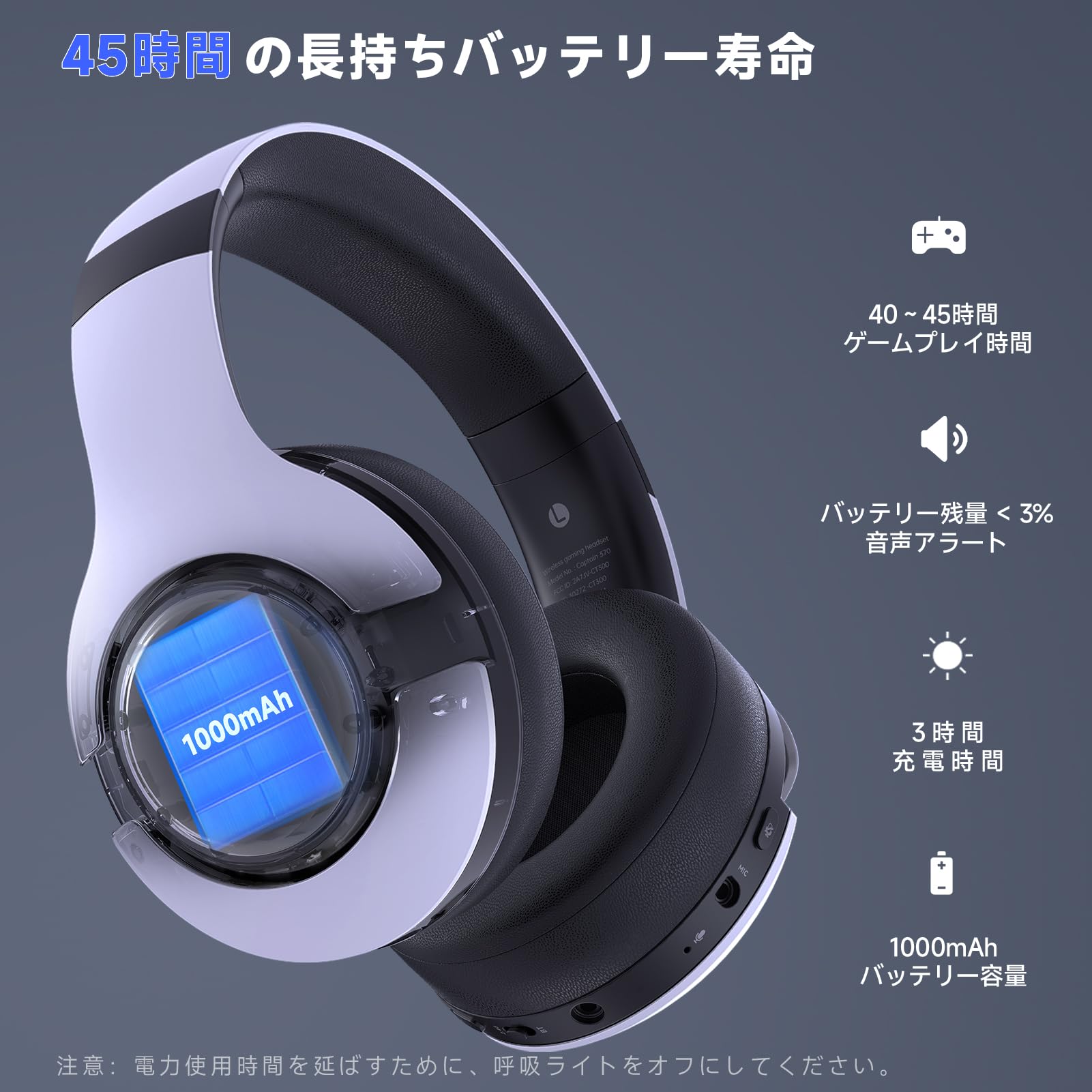 Amazon.co.jp: ゲーミングヘッドセット ps5 ヘッドセット 2.4G USB