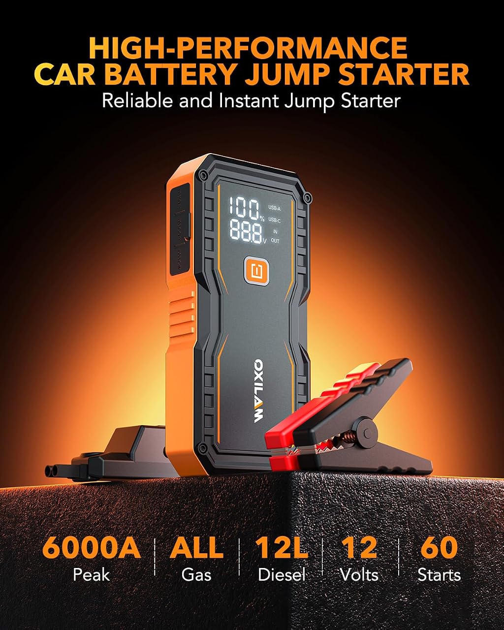 OXILAM 6000A Jump Starter image 4