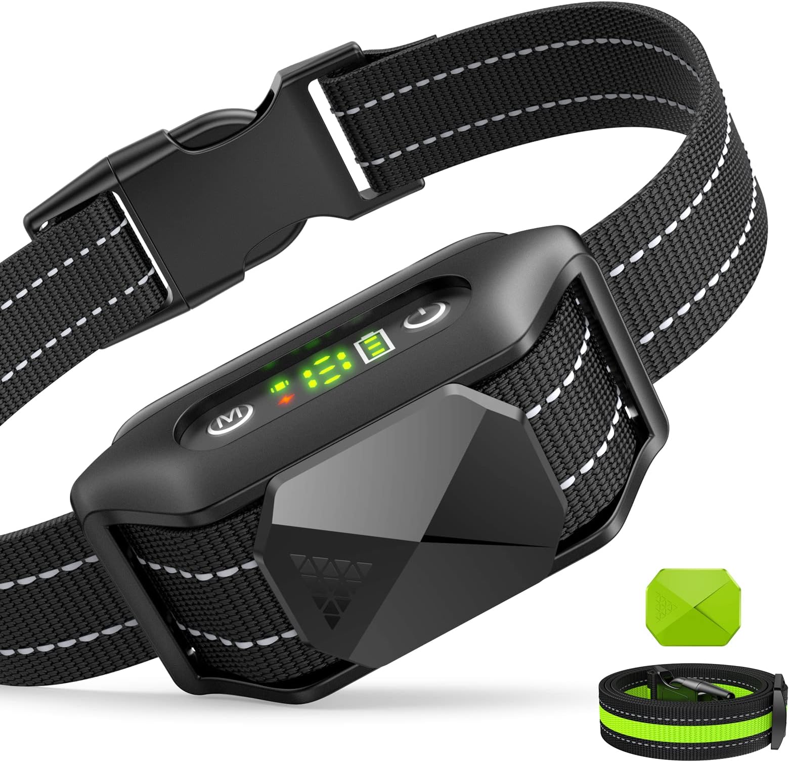 IHE Dog Bark Collar for Small Medium Large Dogs,No Bark Collar with No Shock Mode,Rechargeable Anti Barking Collar