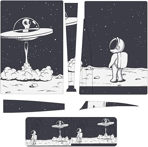 Miniatura 5 de Alien in Space 5 Skin Controller Accessories Cover Skins Anime Vinyl Cover Sticker Full Set for 5 Disc Edition