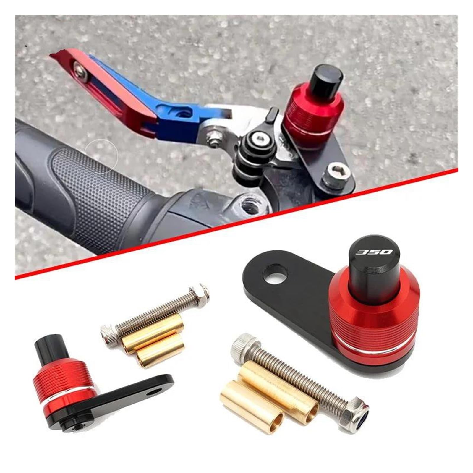 Per H&ONDA ADV350 ADV 350 Forza350 Forza 350 NSS350 Leva Freno Pulsante Di Parcheggio Interruttore Di Blocco Semiautomatico(Red)