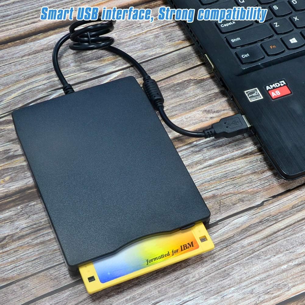 AYNEFY Lecteur de Disquette USB Externe 3,5 Pouces Portable pour VISTA/XP/ME/2000/SE/98