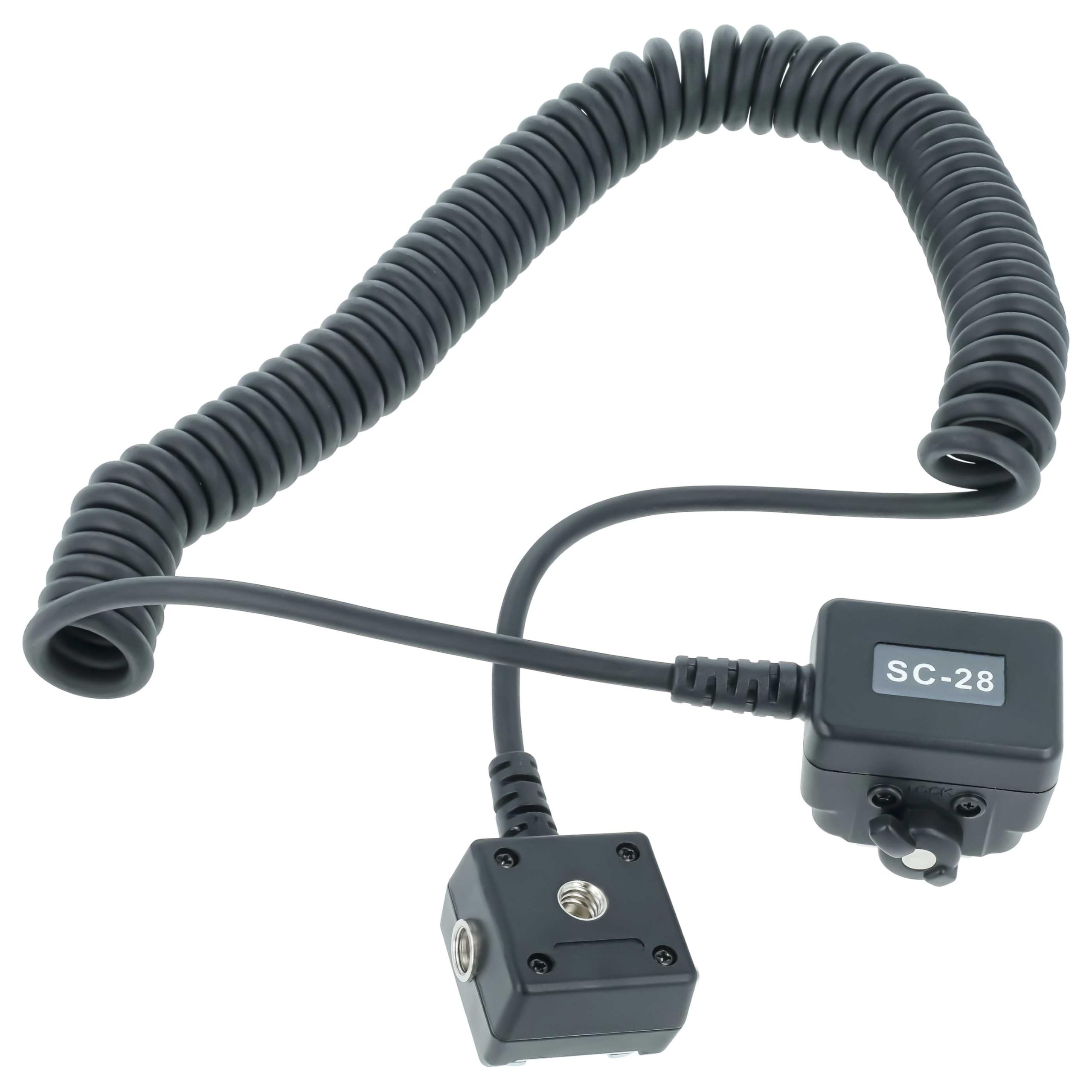 vhbw Câble TTL Compatible avec Nikon D300, D200, D40, D300s, D5100, D100, D4, D3200, D3, D3X Appareil Photo, Flash - Câble de synchronisation, 150cm