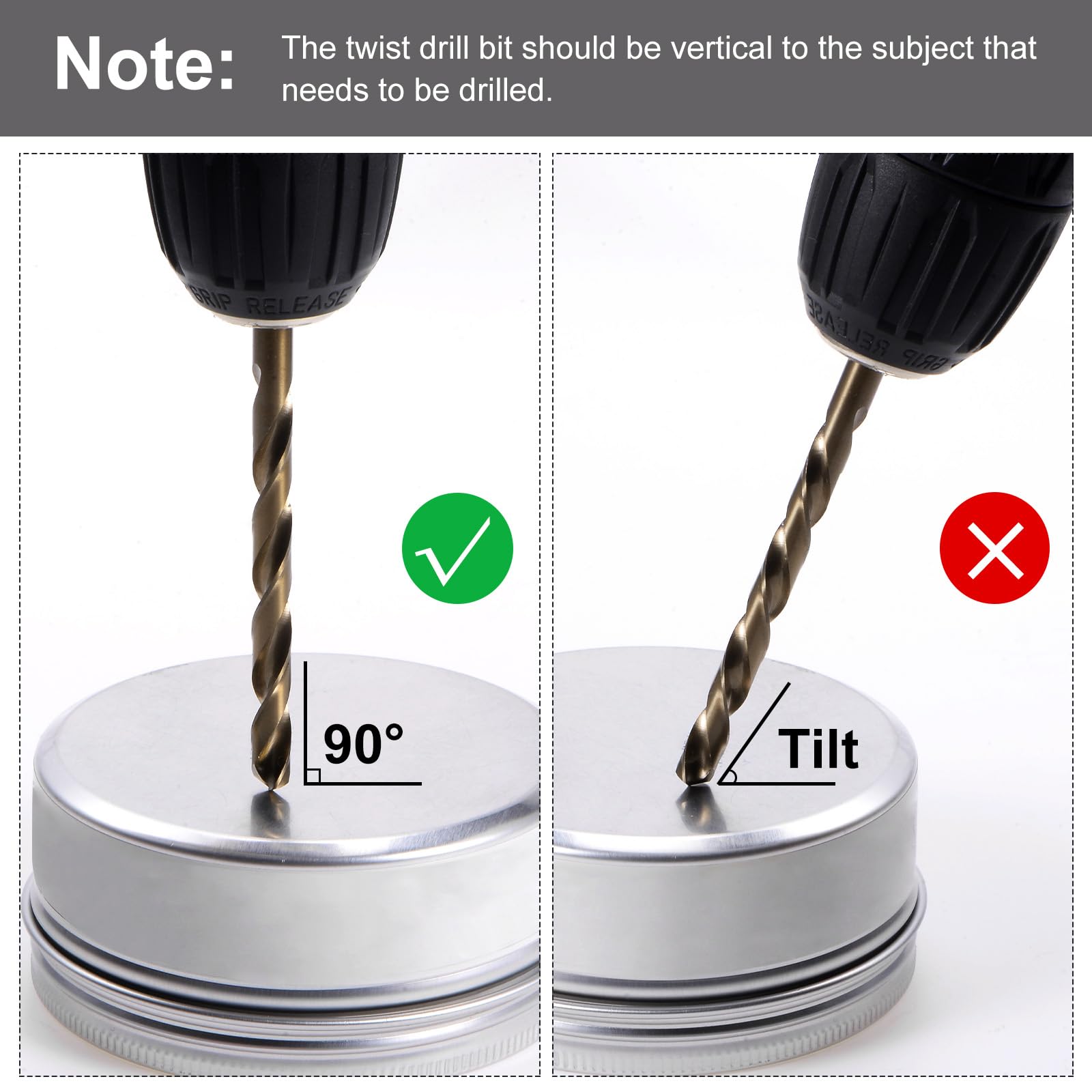 Quarkzman 10pcs 2.6mm 10 Forets Hélicoïdaux En Cobalt QUARKZMAN - M35 HSS Pour Acier Inox, Cuivre, Bois Et Plastique - Diamètre 2,6 Mm Lot 10 Forets