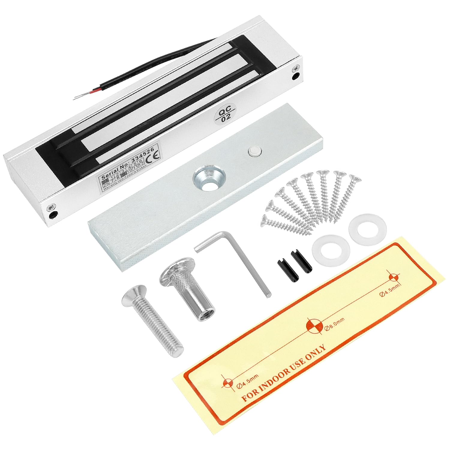 Serrure Magnétique 180kg DC12V - Sécurité étanche Pour Contrôle D'accès