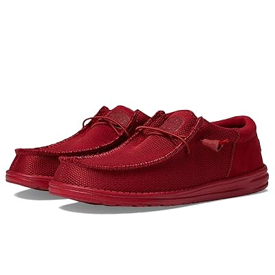 Hey Dude Wally Funk Mono Slip On Casual Shoes Shoes Red