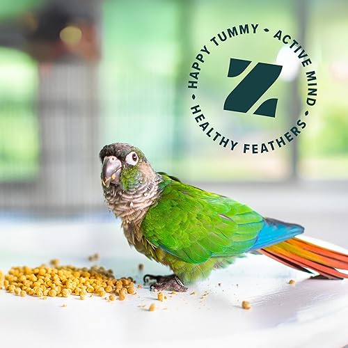 Miniatura 30 de ZuPreem Sensible Seed - Alimento para pájaros para loros y conures, mezcla de semillas premium, pellets FruitBlend para Caiques, grises africanos