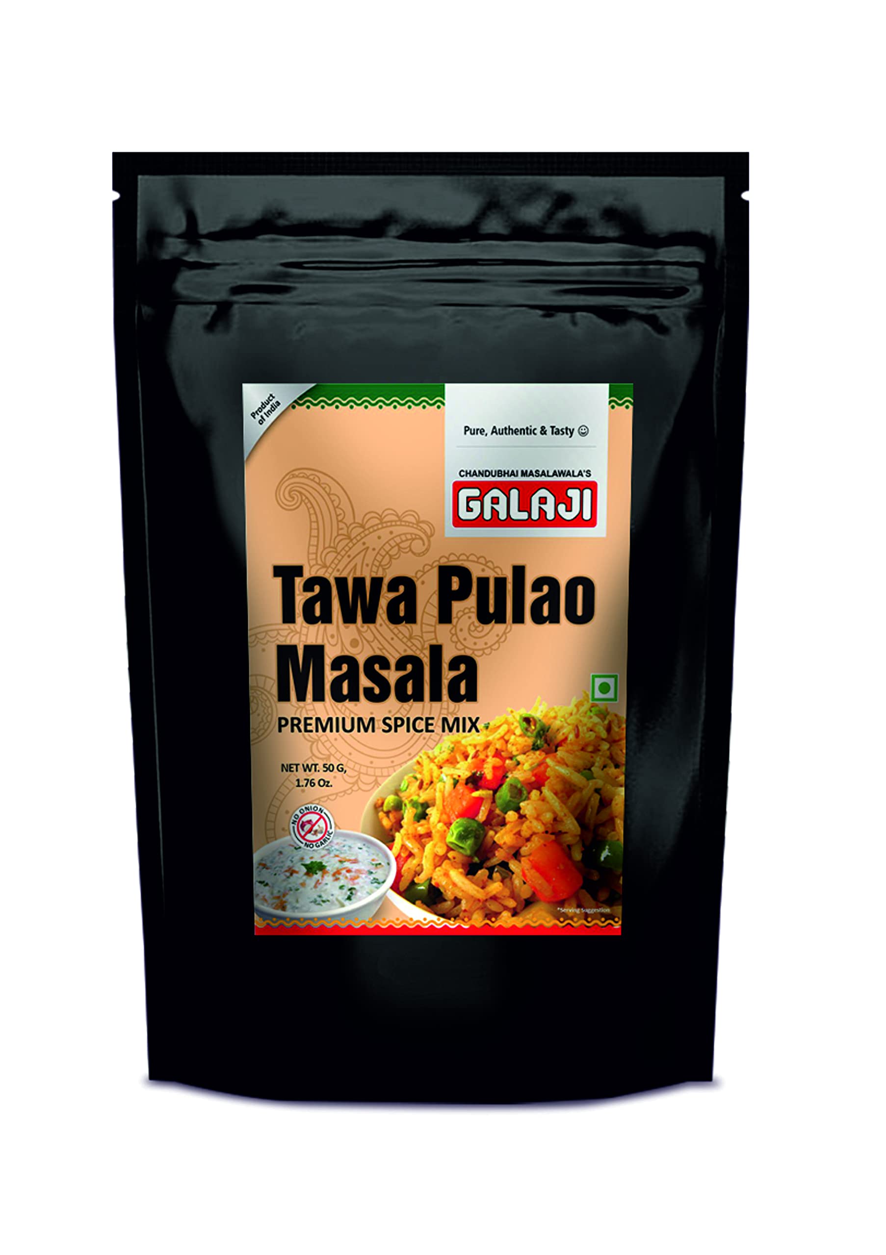 See full amazon price history chart for Galaji Tawa Pulao Masala 50 Grams Homemade Powdered | for Healthy Cooking | Ready to Cook | All Seasonings Spices | Pure & Hygiene | Spice Mix Galaji Tawa Pulao Masala 50 Grams Homemade Powdered | for Healthy Cooking | Ready to Cook | All Seasonings Spices | Pure & Hygiene | Spice Mix (B01JS8VGGQ) Amazon Price History, Amazon Price Tracker
