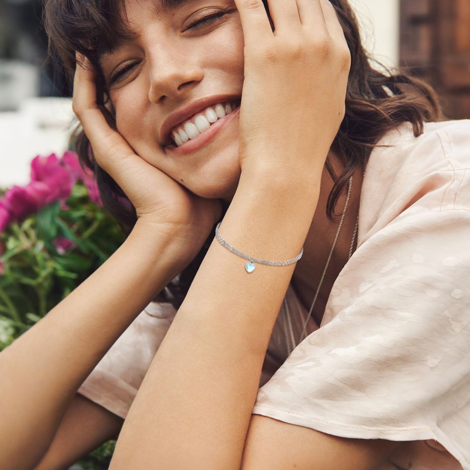 YAFEINI Armband 925 Sterling Silber Damen Armband Schmuck für Damen