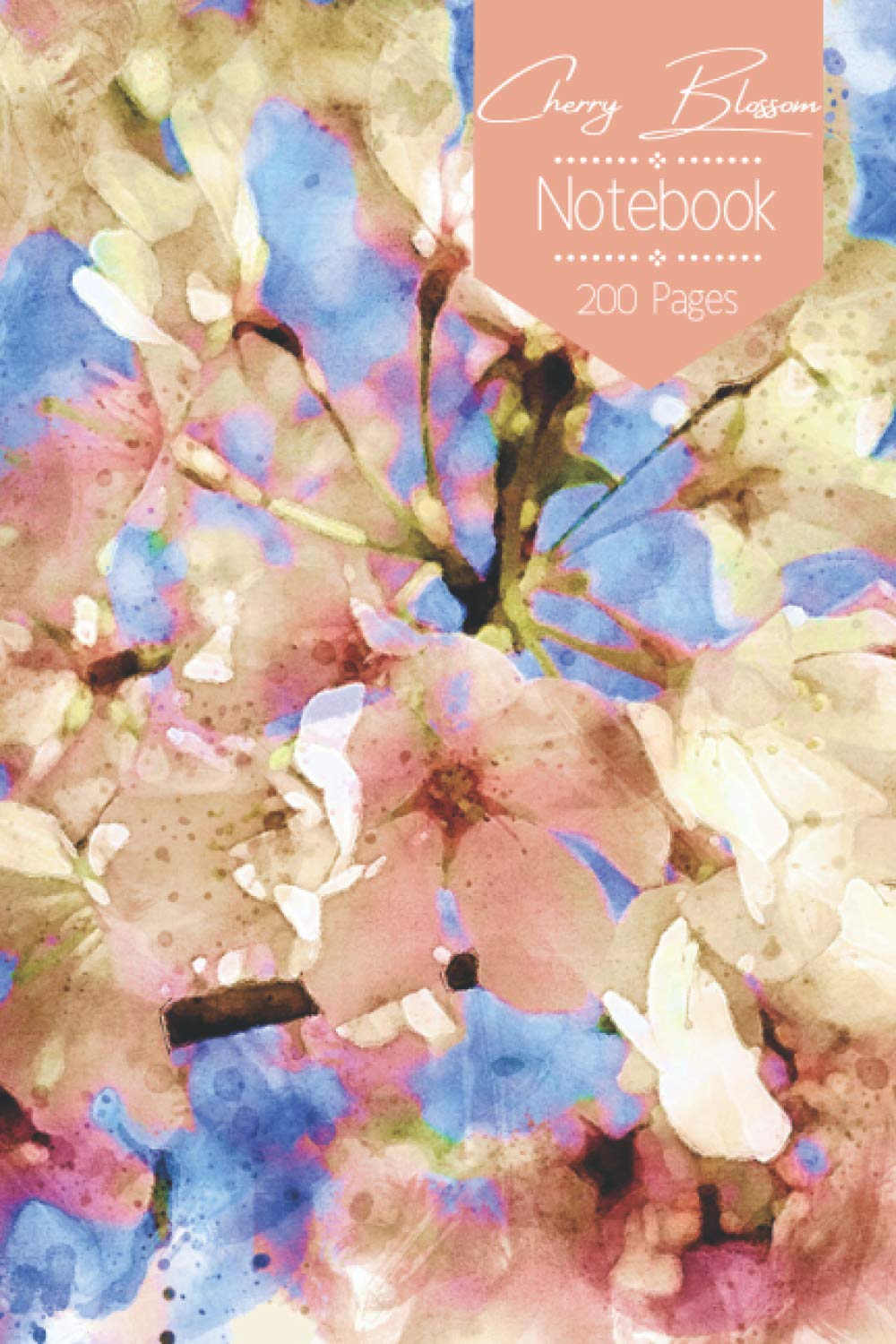 Cherry Blossom Notebook 200 Pages: Sakura Journal and Diary (6 x 9 Medium)