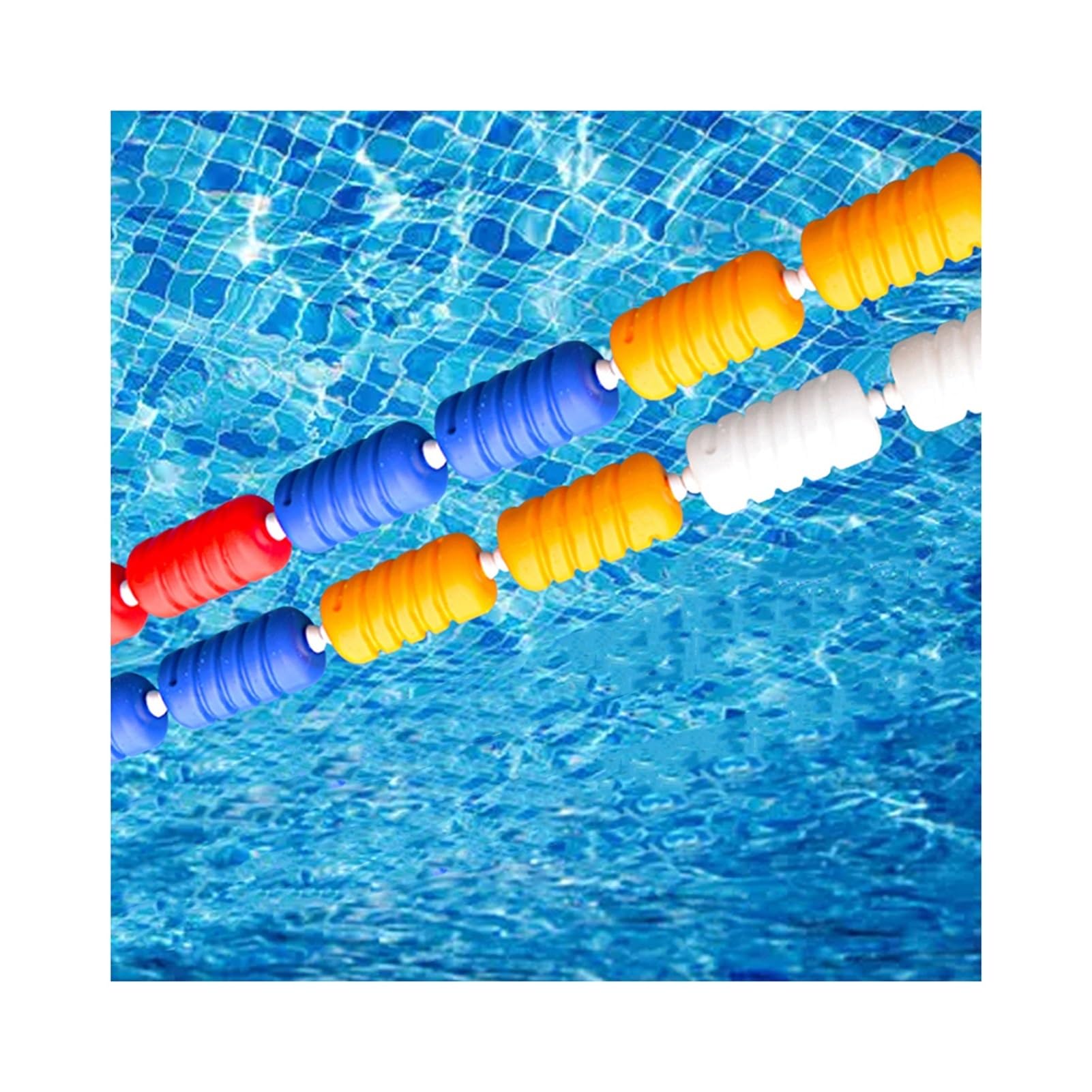 Ligne de piscine de 9m et corde flottante de sécurité pour décoration de plage