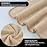 SINLAND Microfiber Facial Cloths Fast Drying Washcloth 12inch x 12inch (6pack, Cream)