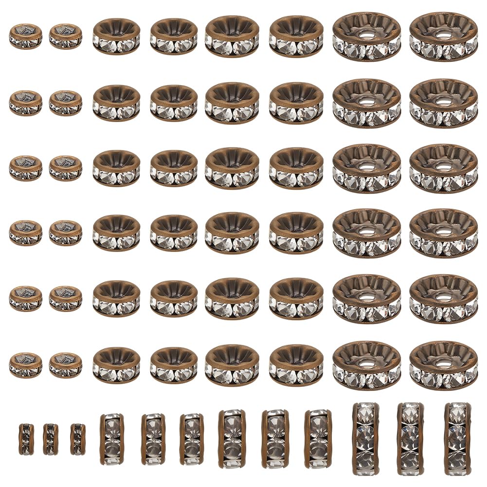 Perles d'espacement en laiton bronze antique pour création bijoux
