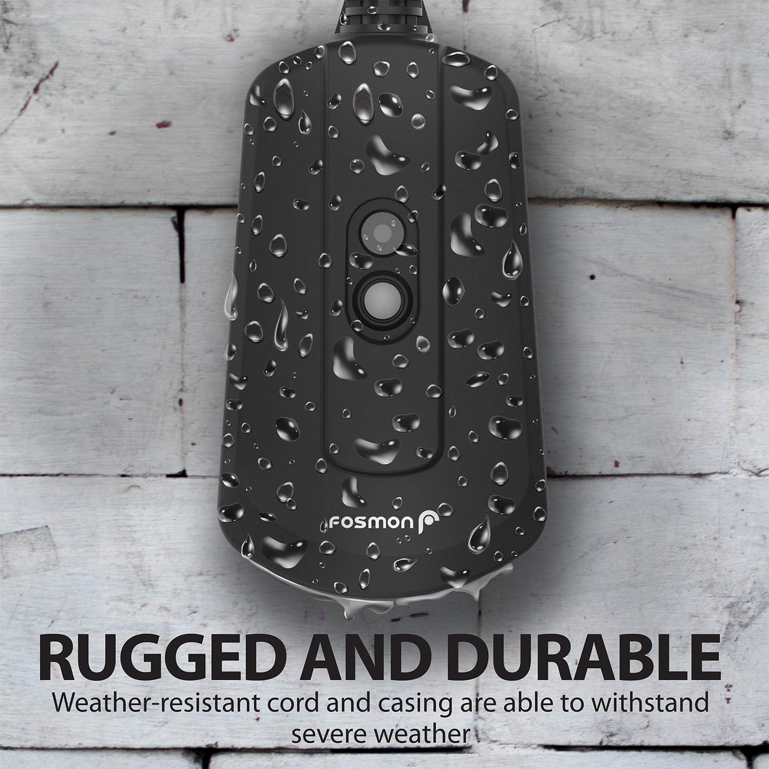 Fosmon Outdoor Indoor Wireless Remote Control 3-Prong Outlet - UL Listed (3 Receiver, 1 Remote), (13A 125V 1625W) Heavy Duty Waterproof Grounded Electrical Plug in Remote Light Switch, 100ft Range