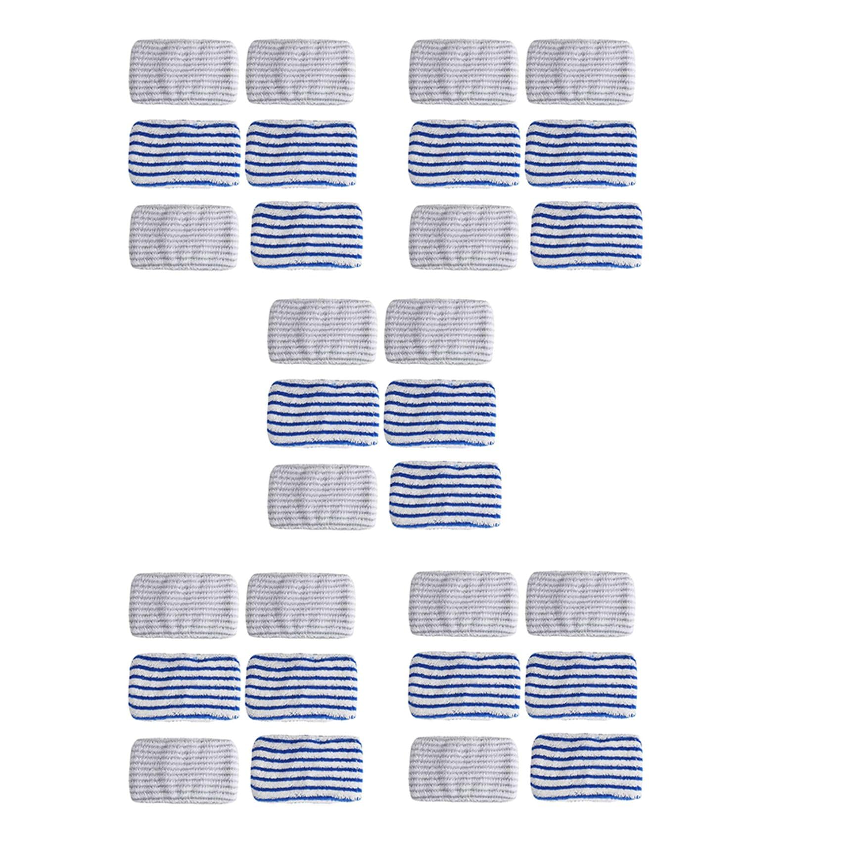 Hndhbfgrt 30 Pcs Microfibre Cloth Pads Replacement for Clean&Steam ZR005801 RY7/RY8 Series Not Suitable for RX6 Series