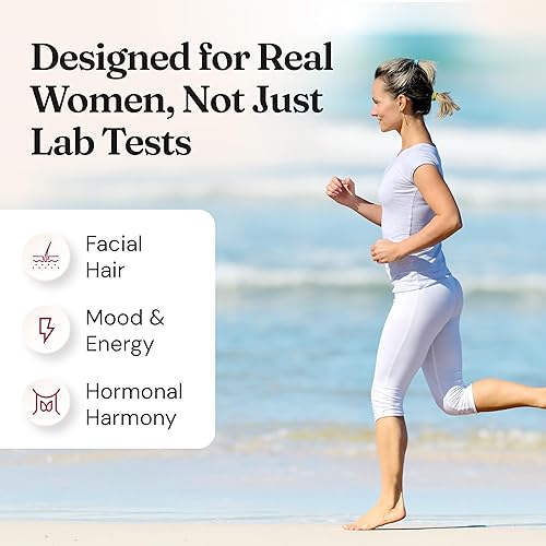 Miniatura 2 de Nourished AndroEase Plus - Suplemento de equilibrio natural para mujeres - Fórmula vegana con zinc y palma enana americana - 240 cápsulas para