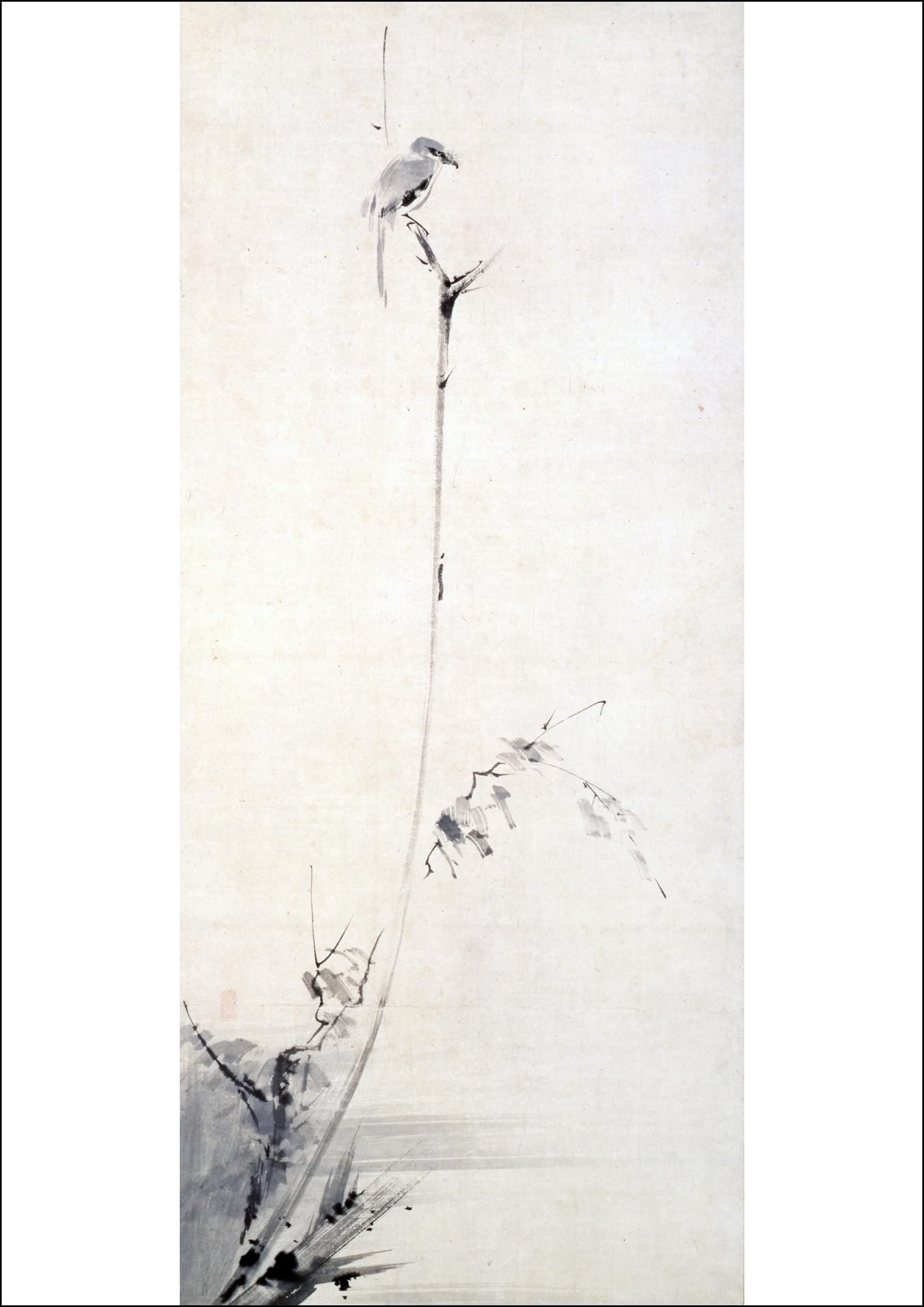 Amazon.co.jp: 宮本武蔵 枯木鳴鵙図 A3(297㎜×420㎜）アートポスター