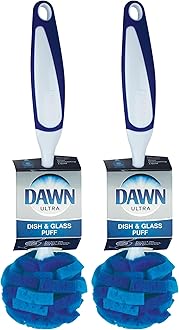 Ultra Puff Glassware and Dish Cleaning Brush (Pack of 2)