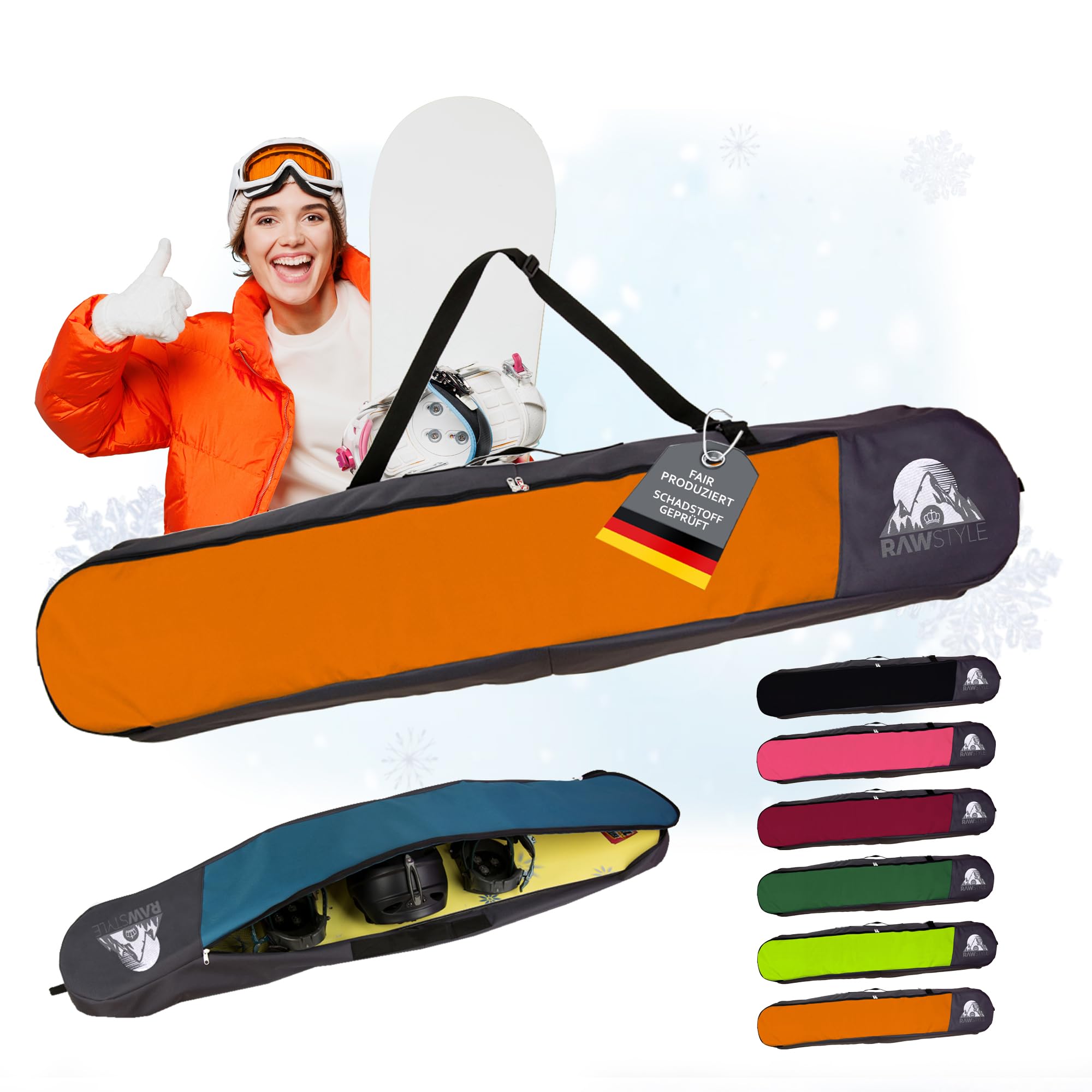 Rawstyle Sac à dos de snowboard - Modèle 2