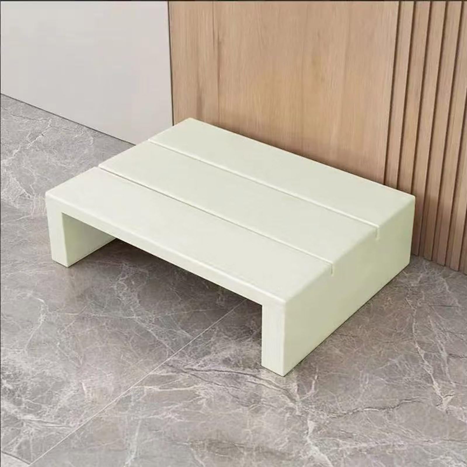 Wujgbnhg Wooden step stool,Sturdy Wooden Stool Non,Solid Wood,Platform Step Safety Step,12/15 cm Height,Indoor/outdoor use,For Bathroom,Bedroom,Doorway,High Load Capacity【40 * 30 * 15cm】
