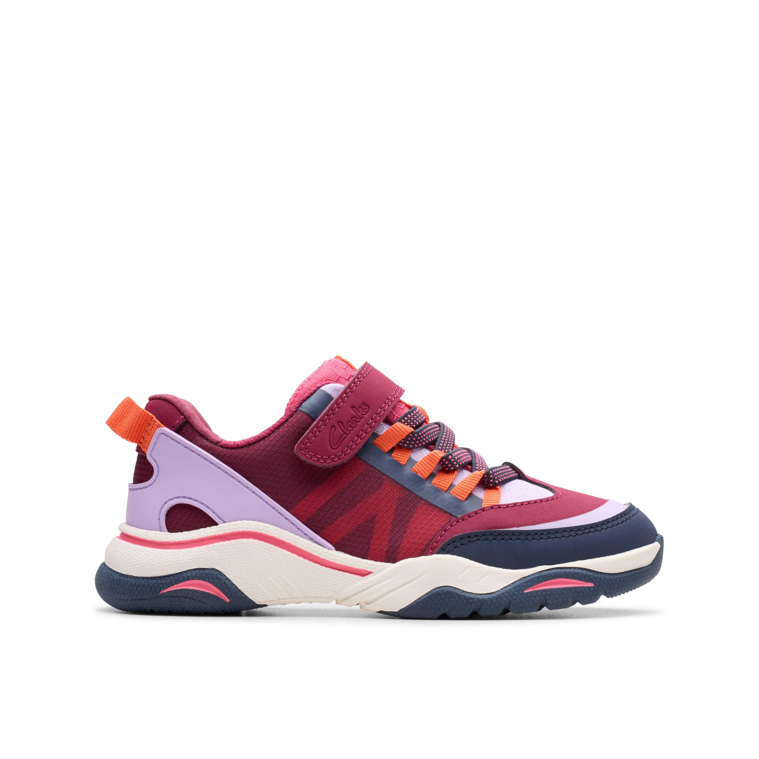 Clarks FeatherTrackK. Childrens Berry Combi, 8.5
