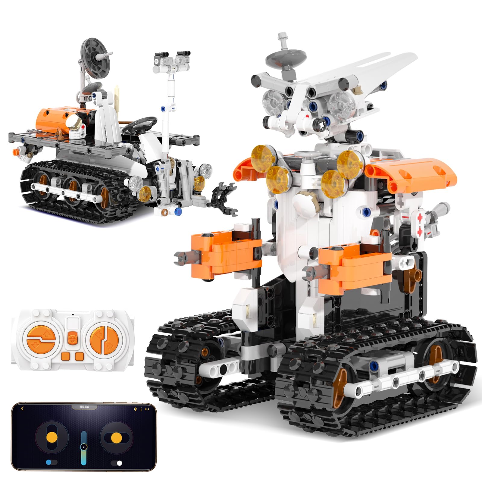 Sciencow 2-in-1 Build a Robot Kit (901 Pieces)