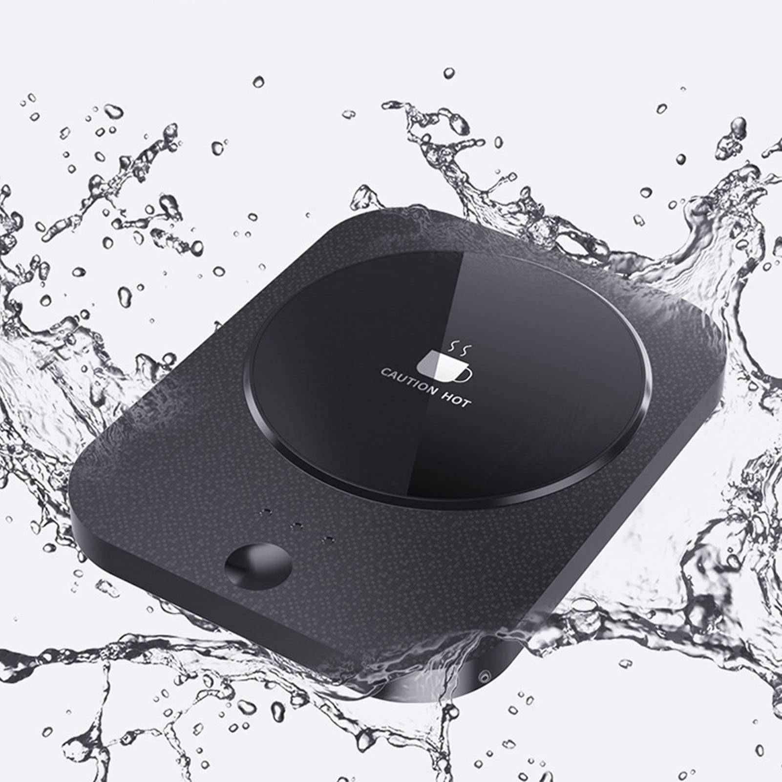 Calentador Eléctrico de Taza de café, Taza de Cerámica Constante de 55 ℃, Almohadilla Térmica, Fuente de Alimentación USB, Calentador de Bebidas de Escritorio, Portátil para