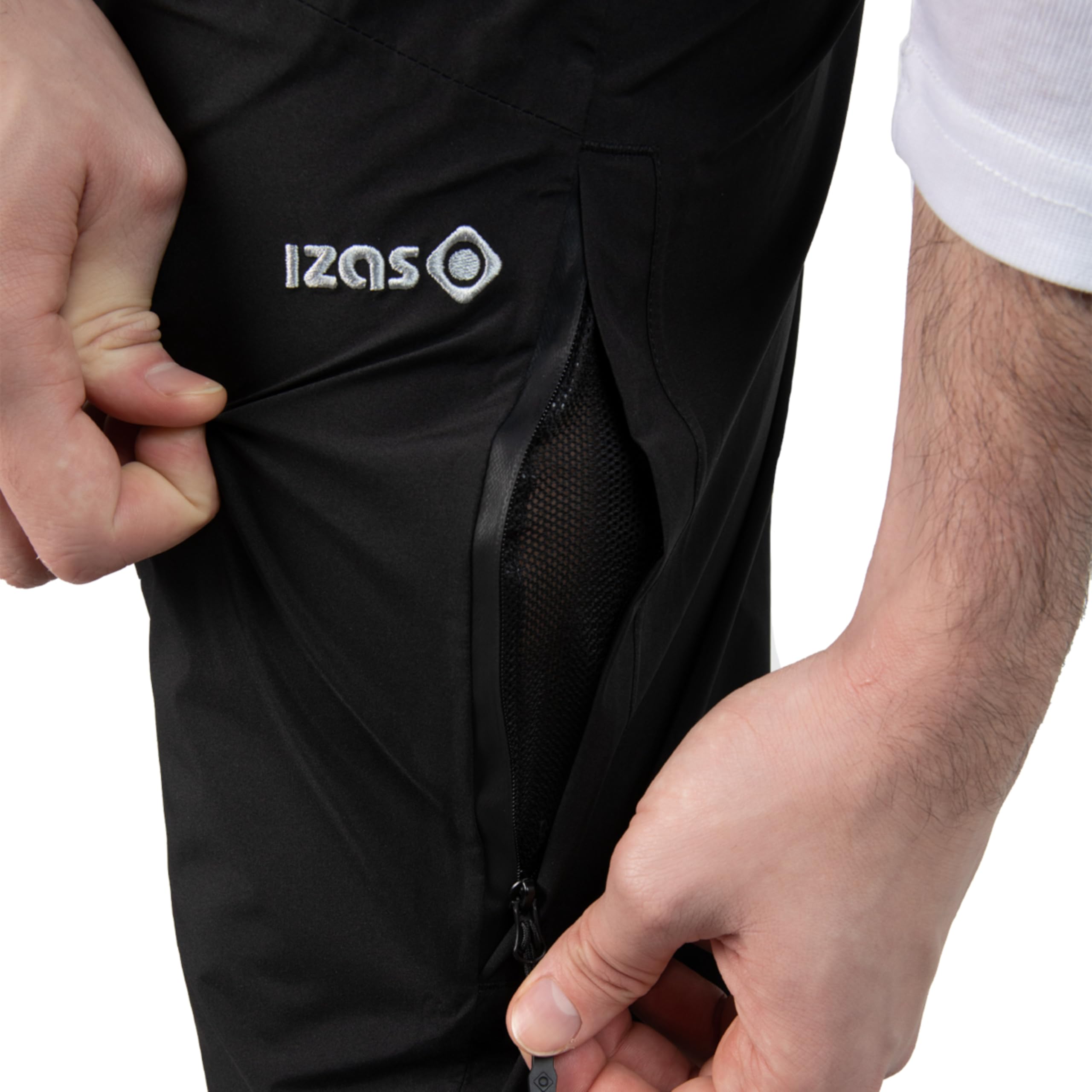 Izas Zain M Pantalón Impermeable para Hombre Mount-Text Nanopore. Ligero y Transpirable con Costuras Termoselladas. Ajustable y con Bolsillos. Ideal para Montañismo y Senderismo