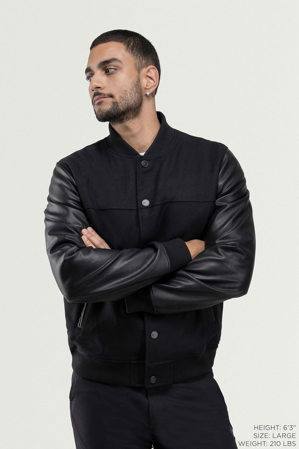 X RAY Mens Varsity Jacket, Letterman Baseball Bomber Casual Jackets for men - Image 2