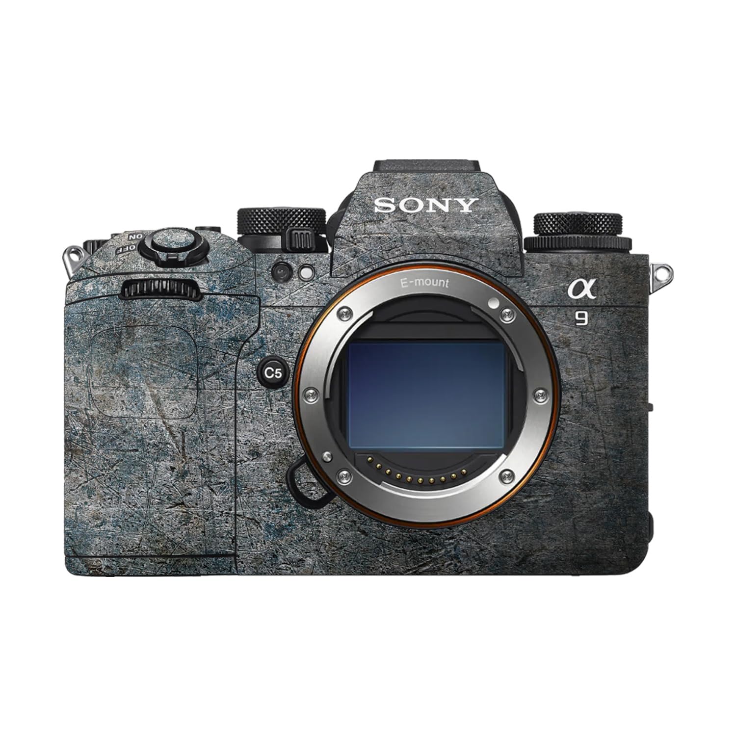 Camera Skin Compatible with Sony Alpha 9 III (2024) - Shadow Concrete - Premium 3M Vinyl Protective Wrap Decal Cover - Easy to Apply | Crafted in the USA by MightySkins