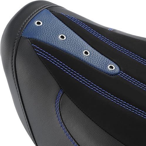 Vista 155 de Asiento de motocicleta para conductor y pasajero, apto para Harley Dyna Wide Glide Low Rider Street Bob Fat Bob FXDF Super Glide Custom FXDC